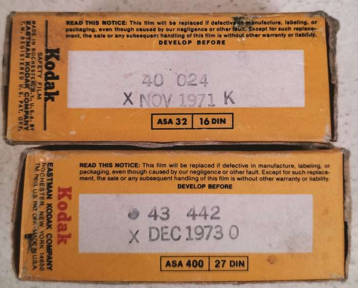 Vintage Kodak film (black and white) - expired