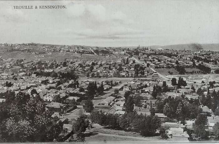 Vintage picture post card - Johannesburg - Tuck's card - Yeoville and Kensington