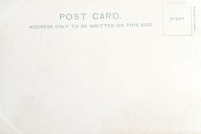 Vintage Post Card - Gun Hill and Lombard's kop