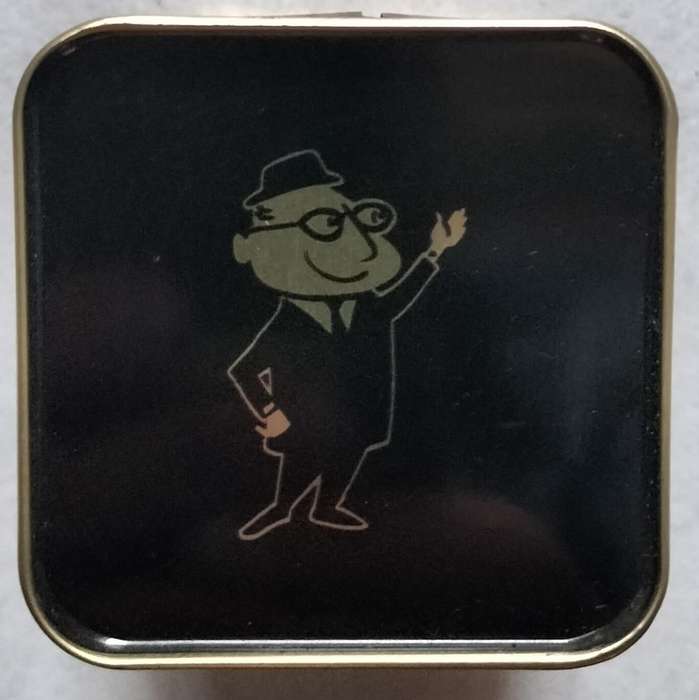 Vintage Trust Bank metal piggy bank / savings box / savings bank