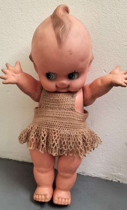 Large winged rubber Kewpie (60cm)