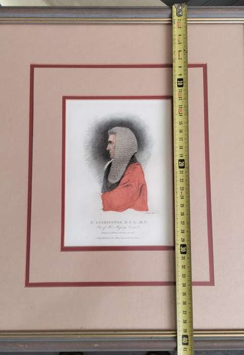 Stephen Lushington (1782 - 1873) - Vintage print of etching