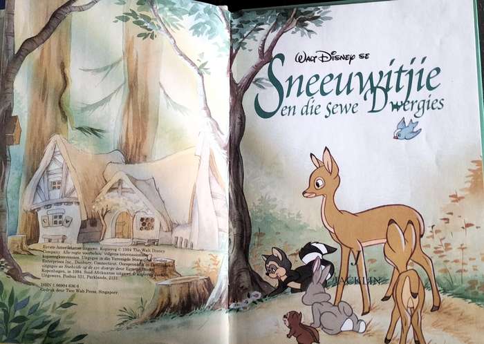 Disney se wonder wereld van lees - Sneeuwitjie en die sewe dwergies (1994)  - hardeband