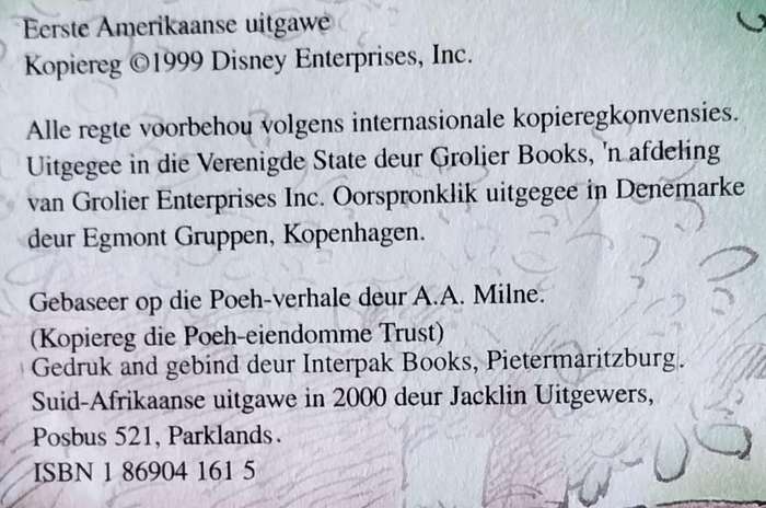 Disney se wonder wereld van lees - Winnie die Poeh en tier ook (1999)  - hardeband