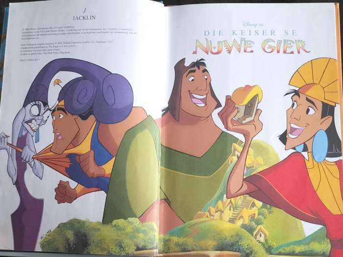 Disney se wonder wereld van lees - Die keiser se nuwe gier (2000)  - hardeband