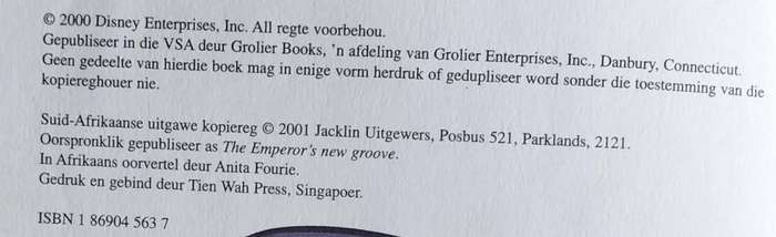 Disney se wonder wereld van lees - Die keiser se nuwe gier (2000)  - hardeband
