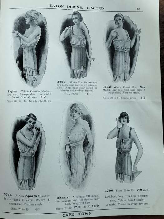 Cape Town History - Eaton Robins ladies winter catalogue 1925 (16 pages)