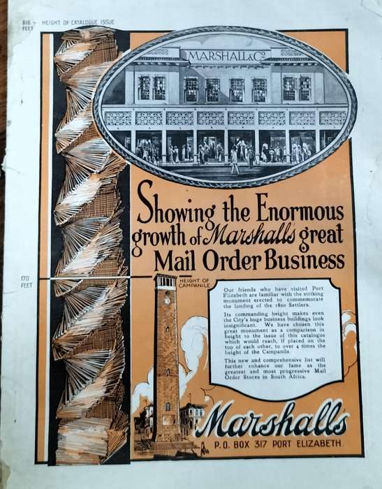Port Elizabeth History - Marshalls catalogue 1925 (144 pages)