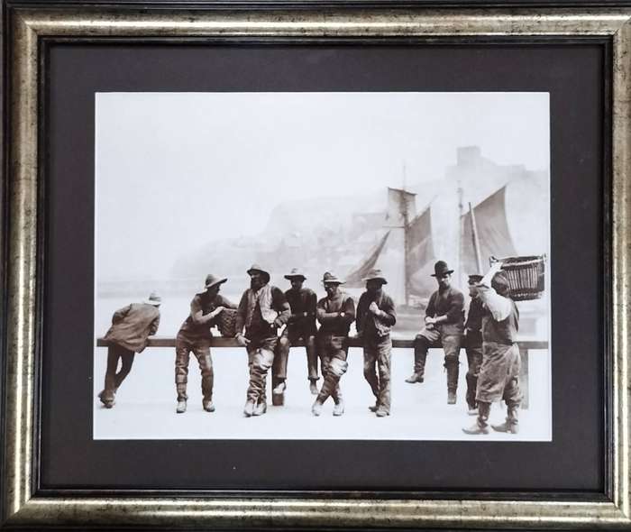 Vintage photographic print assumed by Frank Suttcliff- located at Tate Hill - Eastern side of Whitby