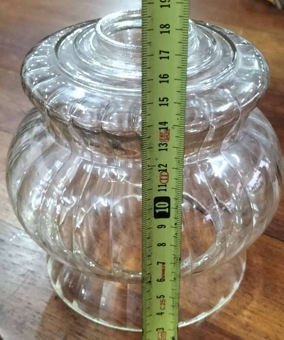 Vintage clear  glass ceiling lamp shade