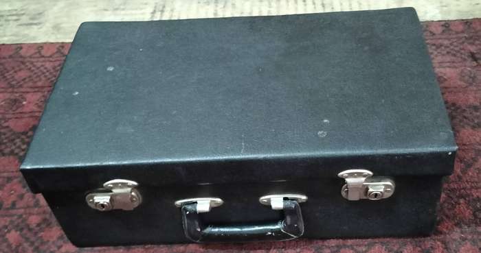 Vintage General Practitioners bandage / syringe case filled with essential medical items