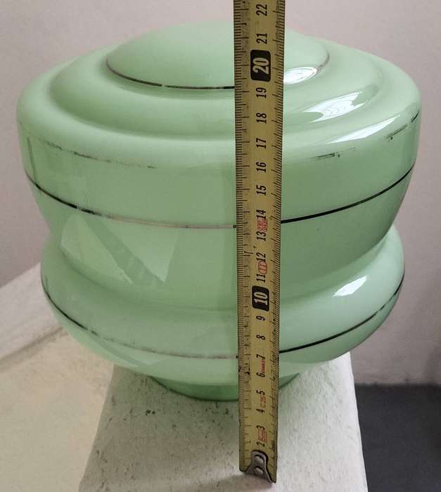 Vintage Art deco ceiling lamp shade - Unique colour