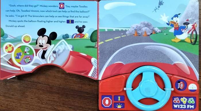 Interactive Disney children's book - Unused (20 x 22,5cm)