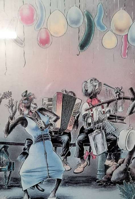 Vintage Honiball print 1981 (38,5 x 48,5cm)