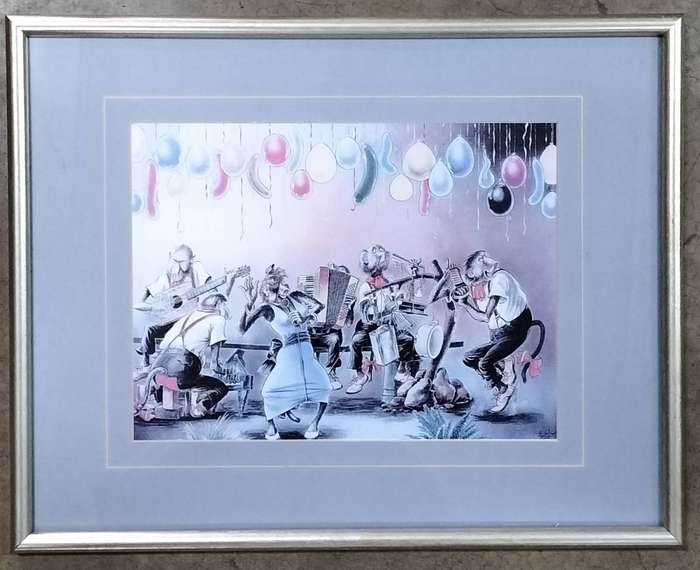 Vintage Honiball print 1981 (38,5 x 48,5cm)