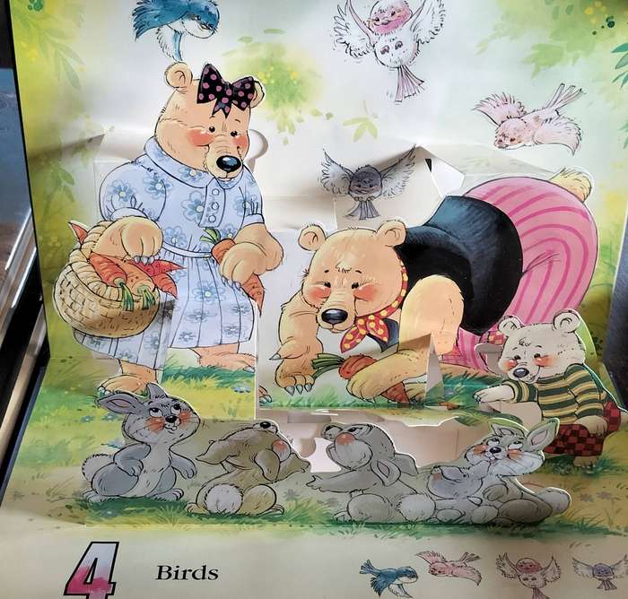 Pop-Up book: The three bears counting