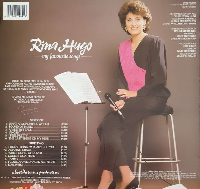 Rina Hugo - My favourite songs (Signed) - Langspeel plaat (LP / Vinyl / Record)