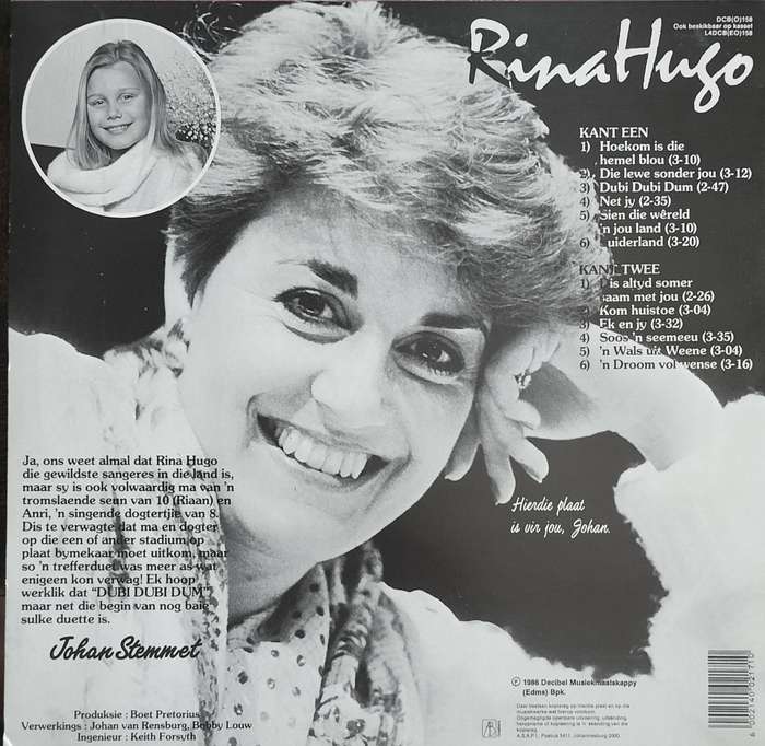 Rina Hugo - Langspeel plaat 1986 (LP / Vinyl / Record)