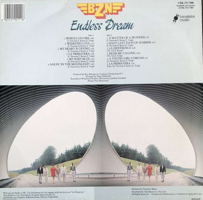 Vintage LP/ Vinyl / Record - BZN - Endless Dream
