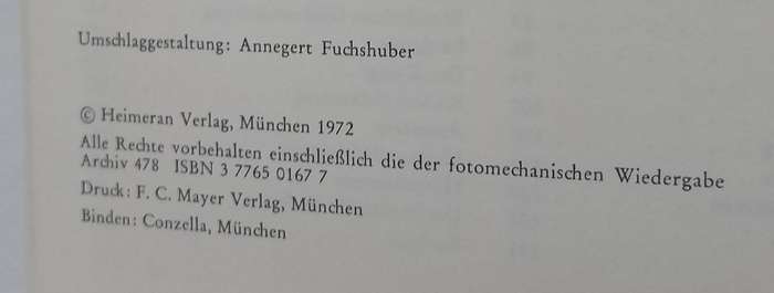 Munchen damals (Munchen back then) - 1972