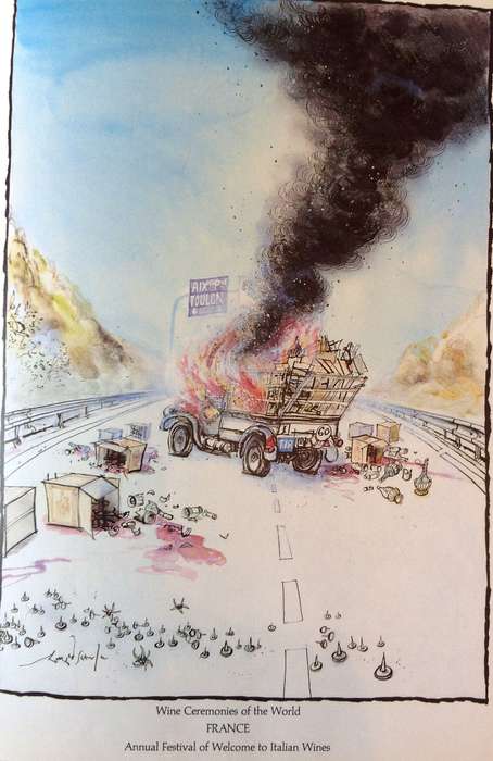 Something in the Cellar...Ronald Searle's Wonderful World of Wine - Hardcover