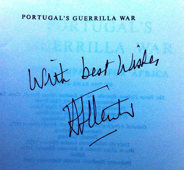 Portugal's Guerrilla War - The Campaign for Africa - Al J Venter - Hardcover  Book signed by Author