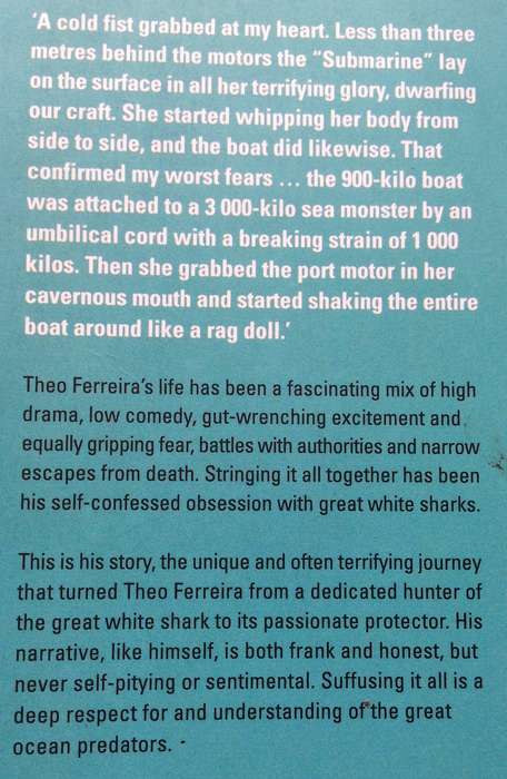 Two books - Shark Man-Theo Ferreira and Shark Attack-Tim Wallett