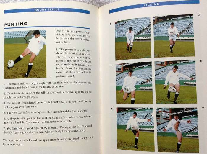 Rugby Skills - Will Carling with Ian Robertson - Book signed by Will Carling