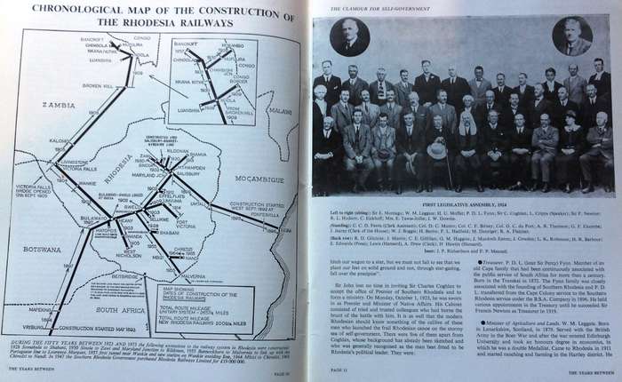 The Years Between - 1923 to 1973 - Half a Century of Responsible Government in Rhodesia - W D Gale