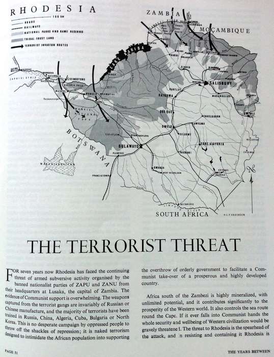 The Years Between - 1923 to 1973 - Half a Century of Responsible Government in Rhodesia - W D Gale
