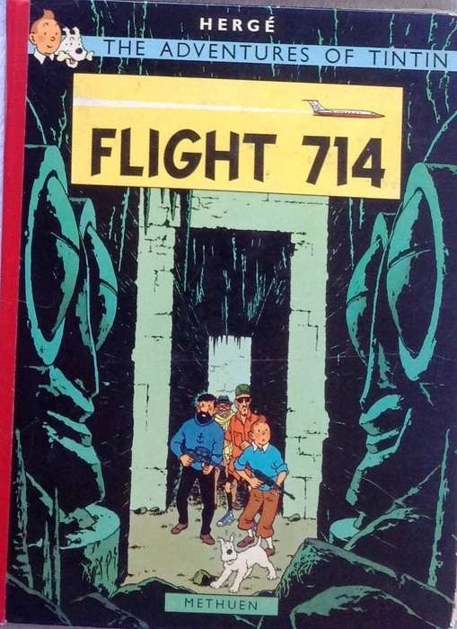 Herge - The Adventures of TINTIN - FLIGHT 714 - Hardcover