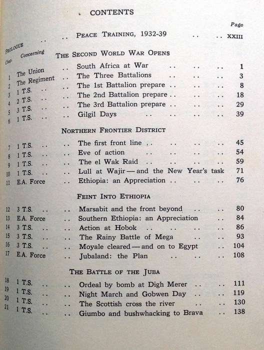 The Saga of the Transvaal Scottish Regiment 1932 to 1950 - Edited by Carel Birkby