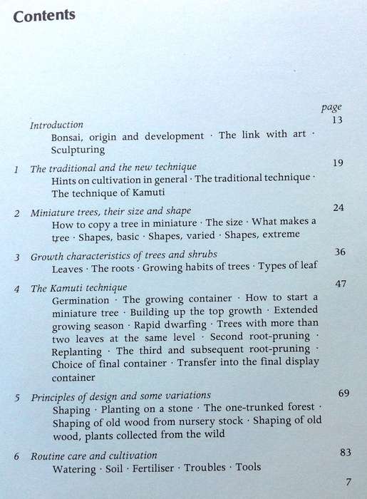 KAMUTI - A New Way in Bonsai - Willi E Bollmann - Hardcover