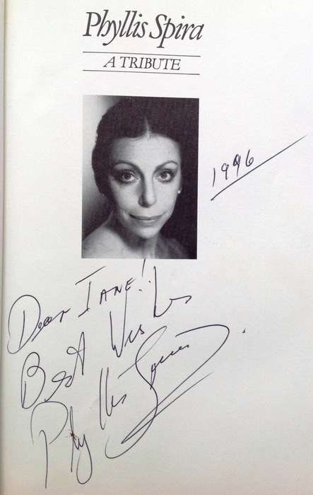 Phyllis Spira - A Tribute - Amanda Botha - book signed by Ms Phyllis Spira - Hardcover