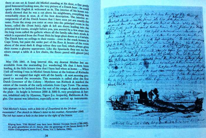 The Cape Diary and Letters of William Mann-Astronomer and Mountaineer 1839 to 1843-Edited B Warner