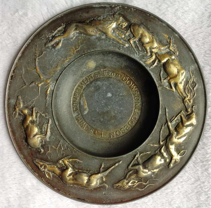 Brass Commemorative Plate Dowson and Dobson