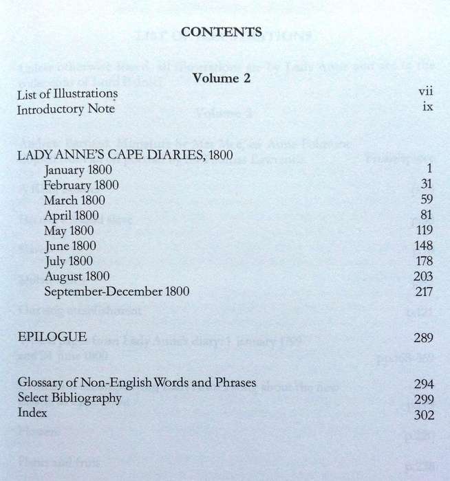 The Cape Diaries of Lady Anne Barnard 1799-1800 (Volumes 1 & 2) - both books signed Basil le Cordeur