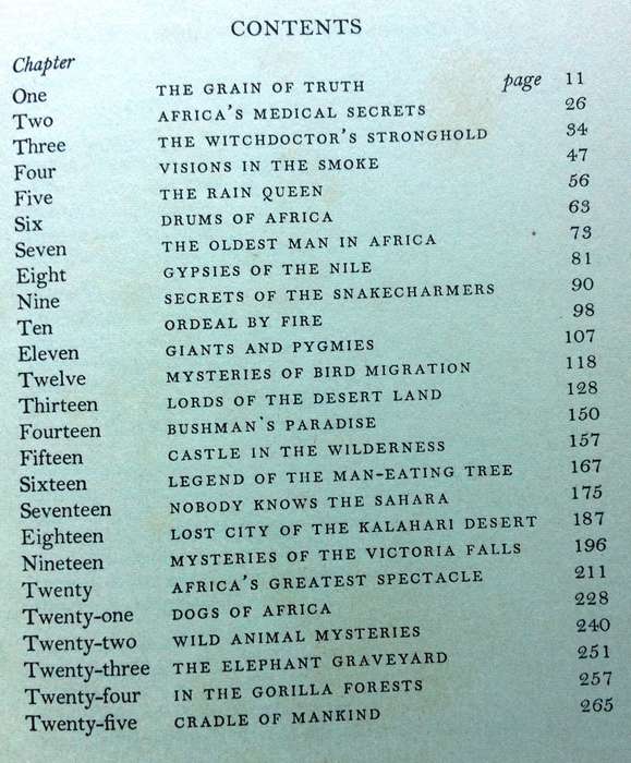 Old Africa's Last Secrets - Lawrence G Green - Hardcover