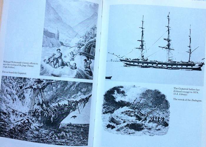 Two books - Hard Aground by Michael Walker and Shipwreck by Jose Burman