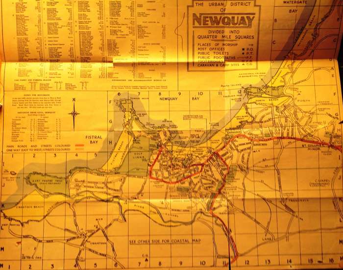 Vanishing Cornwall - Daphne du Maurier - Hardcover plus two extra maps found in book