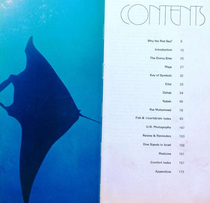 Red Sea Diver's Guide - Shlomo Cohen - Hardcover      Book signed by Mayor of Eilat