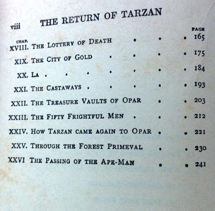 The Return of Tarzan - Edgar Rice Burroughs - Hardcover
