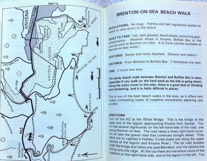 On Foot in the Garden Route by Judith Hopley     Book signed by Author