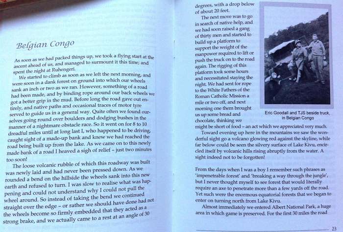 By truck up Africa - October 1931 to June 1932 - Thomas Joseph Savage
