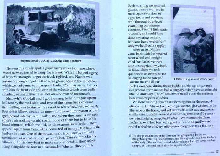 By truck up Africa - October 1931 to June 1932 - Thomas Joseph Savage