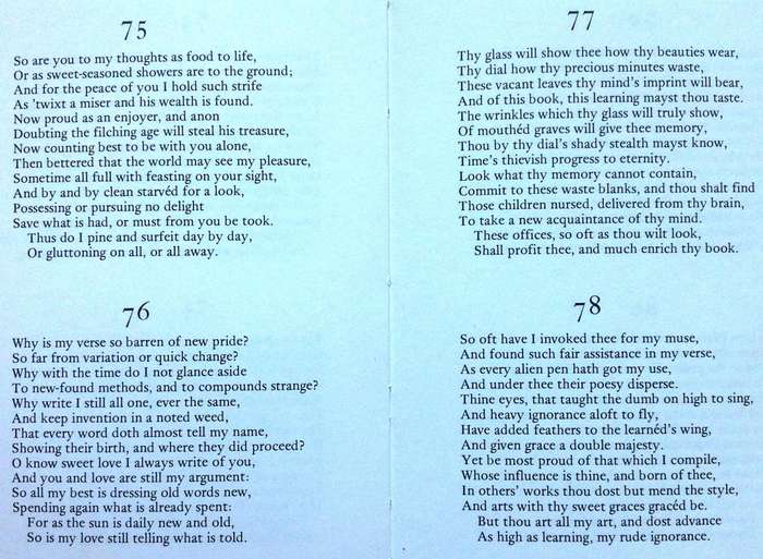 The Sonnets - William Shakespeare - Hardcover - 154 sonnets
