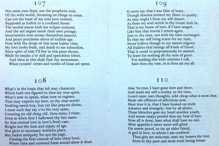 The Sonnets - William Shakespeare - Hardcover - 154 sonnets