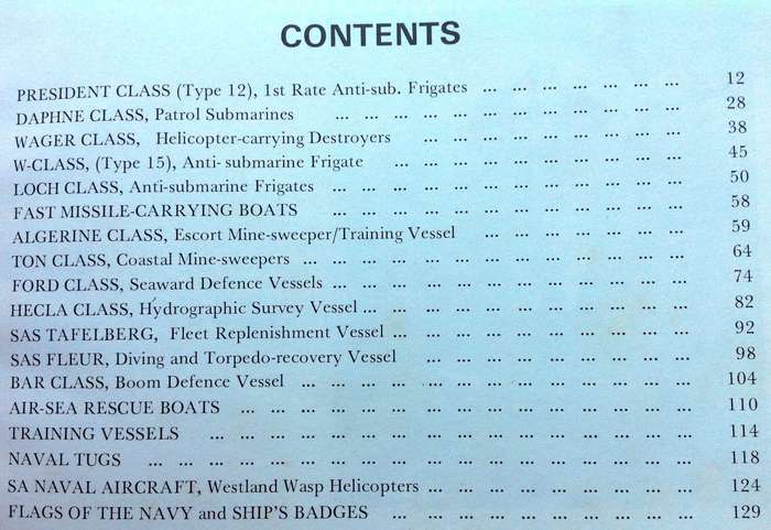 Ships of the South African Navy - A K Du Toit