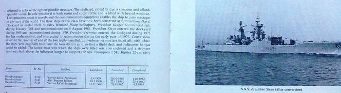 Ships of the South African Navy - A K Du Toit