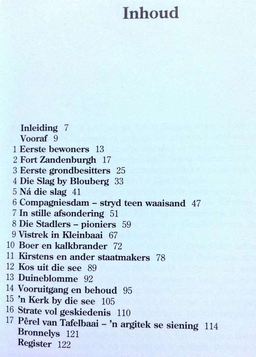 BLOUBERG - Ons beroemdste strand - D W Krynauw & G S J Moller - Hardeband